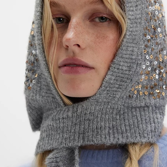 Free People Suki Sparkle Hood - Picture 2 of 6